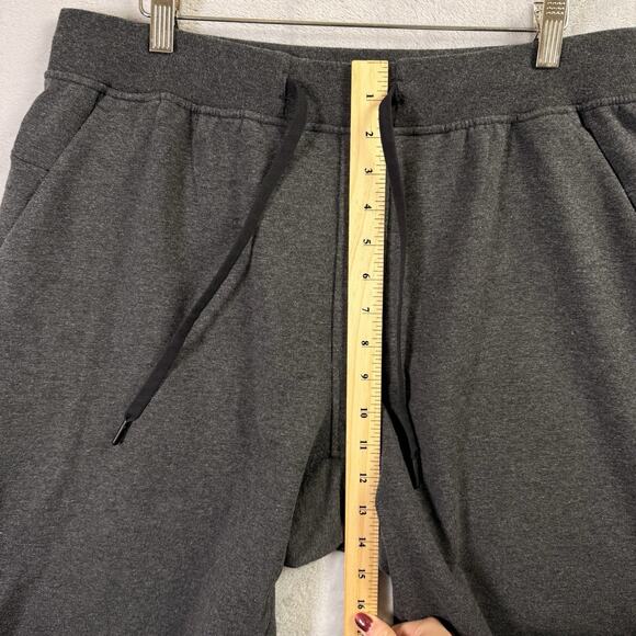 Lululemon City Sweat Shorts Men's XL Dark Grey Heather 9.5 Inseam Gym Workout - Picture 4 of 13